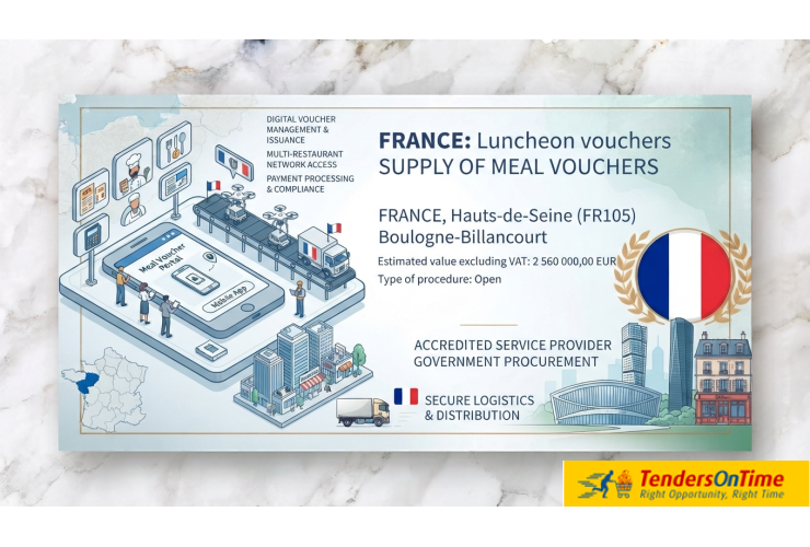 Supply of meal voucher or Lunch Voucher contract awards in france